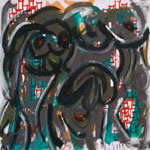 Malerei Leo 120x160 cm Uhuro auf Keilrahmen aus Berlin kaufen
