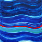 Malerei Leo 68x75 cm Wave 2 auf Keilrahmen aus Berlin kaufen