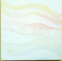 abstrakte Malerei kaufen hell Pastellfarben 160 x 160 cm - Bild WAVE Maler LEO
